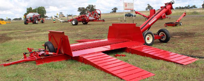 Pit Express Grain Auger Drive Over