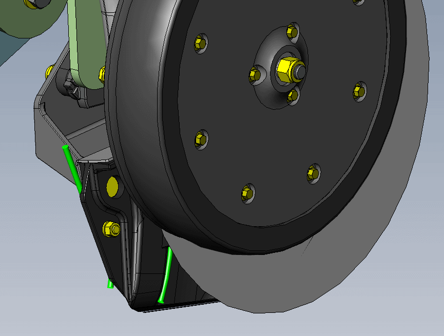 Liquid Fertiliser Placement Diagram