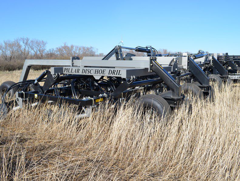 Pillar Seeder in Heavy Stubble