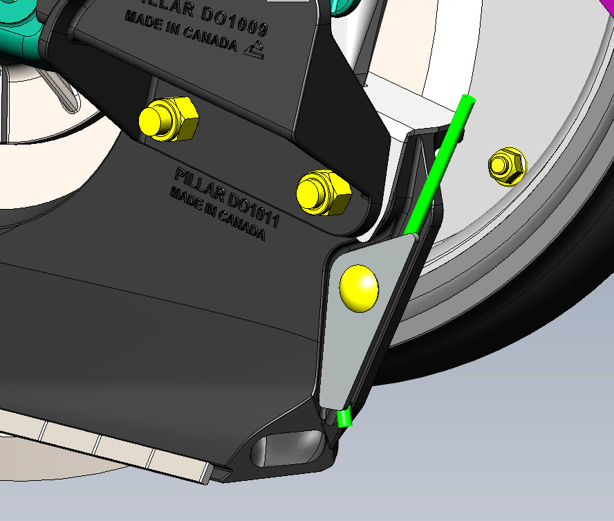 SS LIQUID PHOS KIT (REAR)
