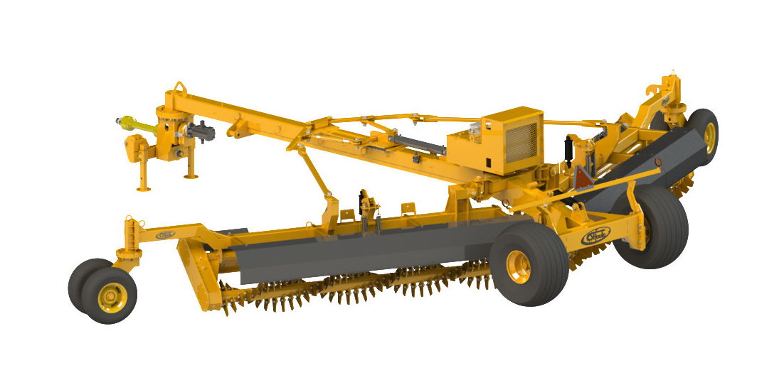 Rock Rake, 30' (Self-Contained Hydraulic)