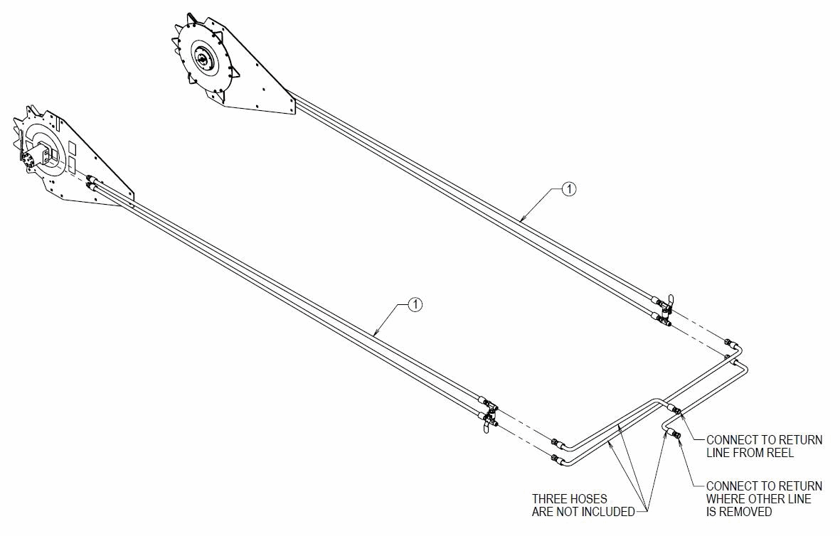 Roto-Shear Mounting Kit, Universal (Hose Kit)