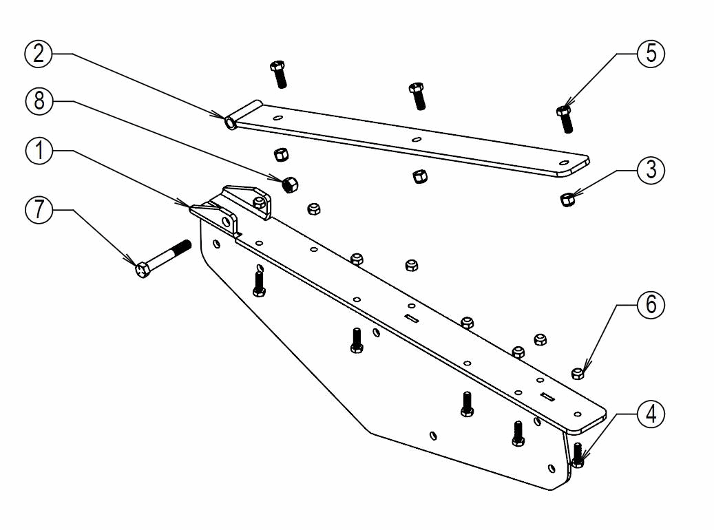 Roto-Shear Mounting Kit, Universal (Bracket)
