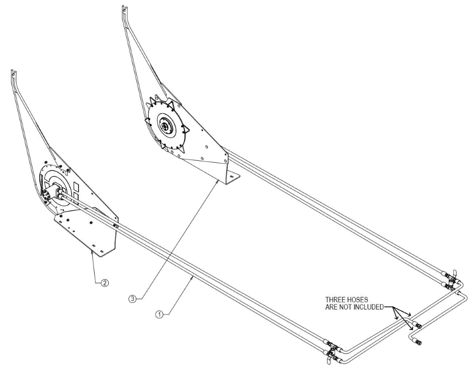 Roto-Shear Mounting Kit, JD Draper 600 Series