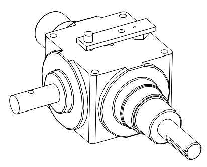 Gearbox Reversible BH8/10 36-51 Augers