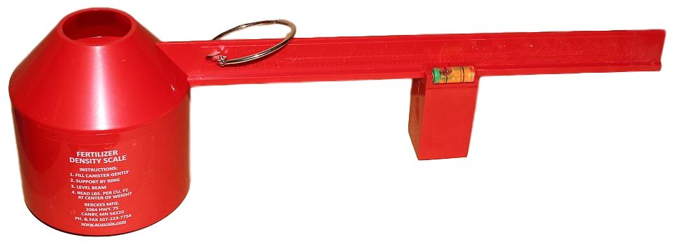 BULK FERTILISER DENSITY SCALE
