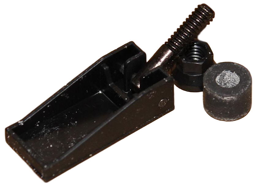 LATCH, BAFFLE PLATE