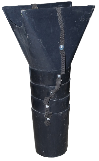 POLY DROP CHUTE, 8"