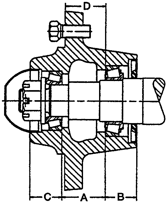Hub Assy, H615, With Cups