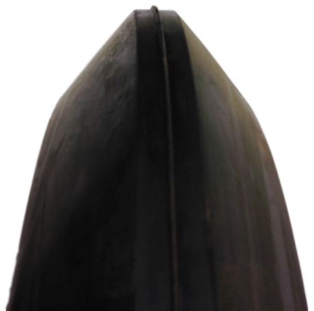 PR WHL 80MM RUBBER