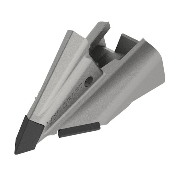 2 1/2 IN LOW DRAFT P.R.TIP - CARB