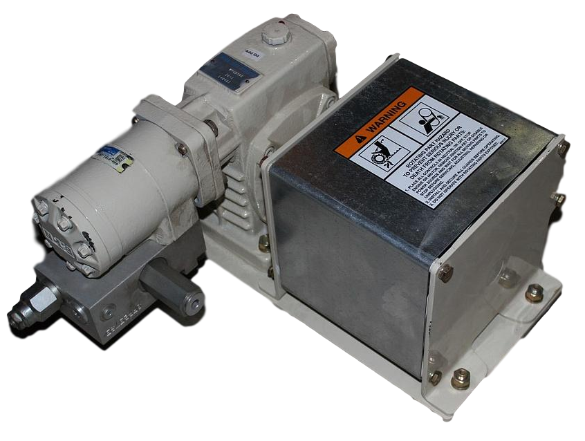 Hydraulic Winch w/ Worm Drive Complete (use F1490)