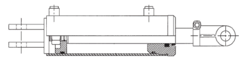 Cylinder, 3.5&quot; x 8&quot; Orb Port