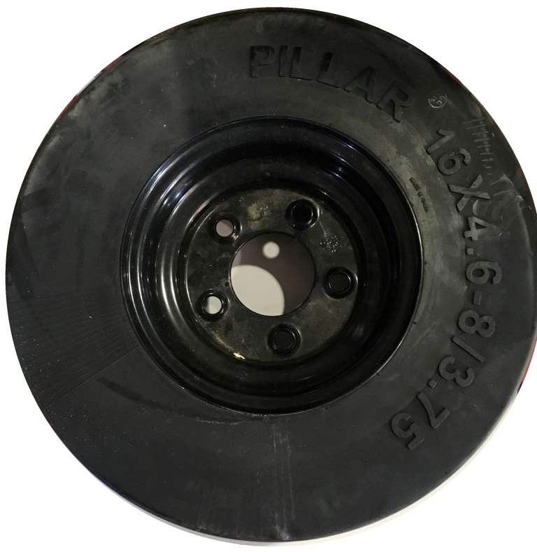 Wheel, Packer, 16&quot;x 4&quot; Double Shoulder DS (Carl-Pillar 5-bolt)