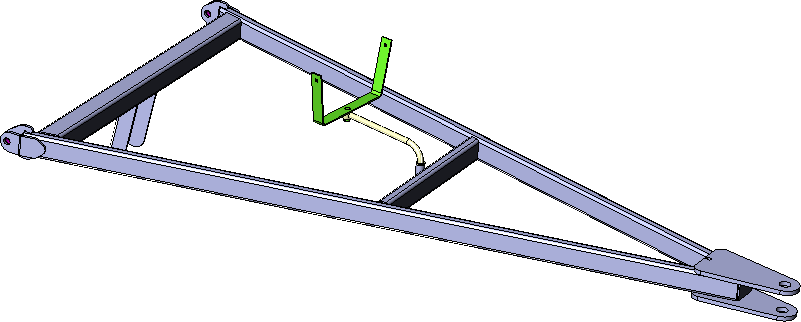 Pillar Tow Behind Hitch, &quot;A&quot; Frame