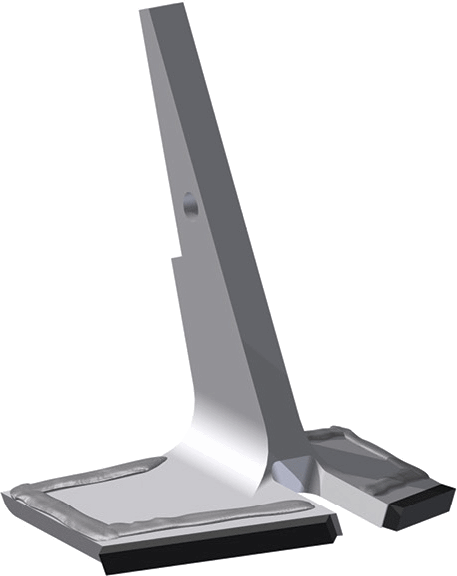 Morris Wing with hard facing