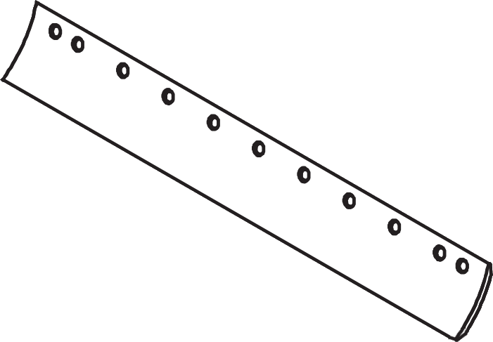 Replacement Blade, 5'x 8&quot;x 3/4&quot;, SLN