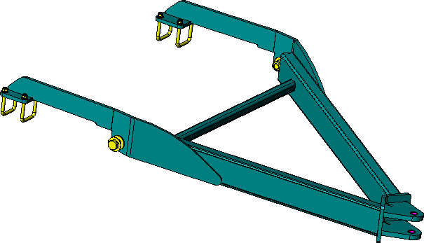 Pillar Tow Behind Hitch, Bourgault &quot;wagon&quot; style