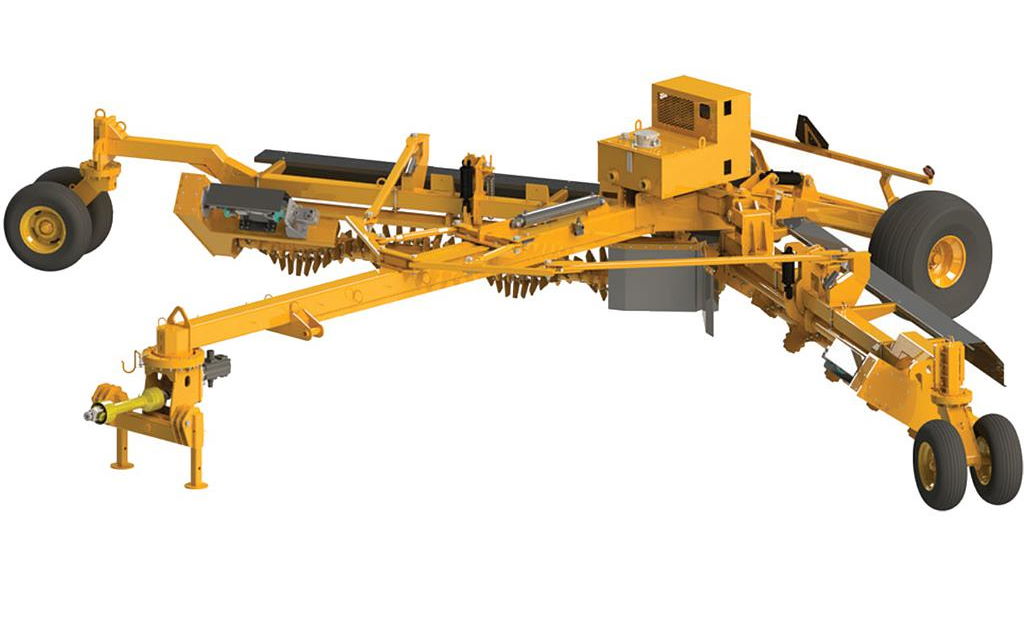 Rock Rake 30' (Trailing, Self-Contained Hydraulic)