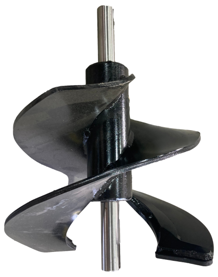 Welded Transfer Screw (Flight only), 3 screw hopper(2015+)